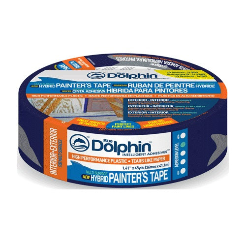 Blue Dolphin TP EXT S 0200 Hybrid Exterior Tape, 1.88" x 45 Yards
