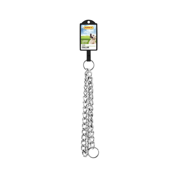 Westminster Pet 7N71265 Ruffin' It Extra Heavy-Weight Large Dog Chain Collar, 26"