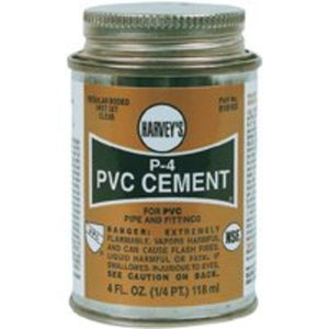Harvey 018100-24 Pvc Regular Cement 4 Oz