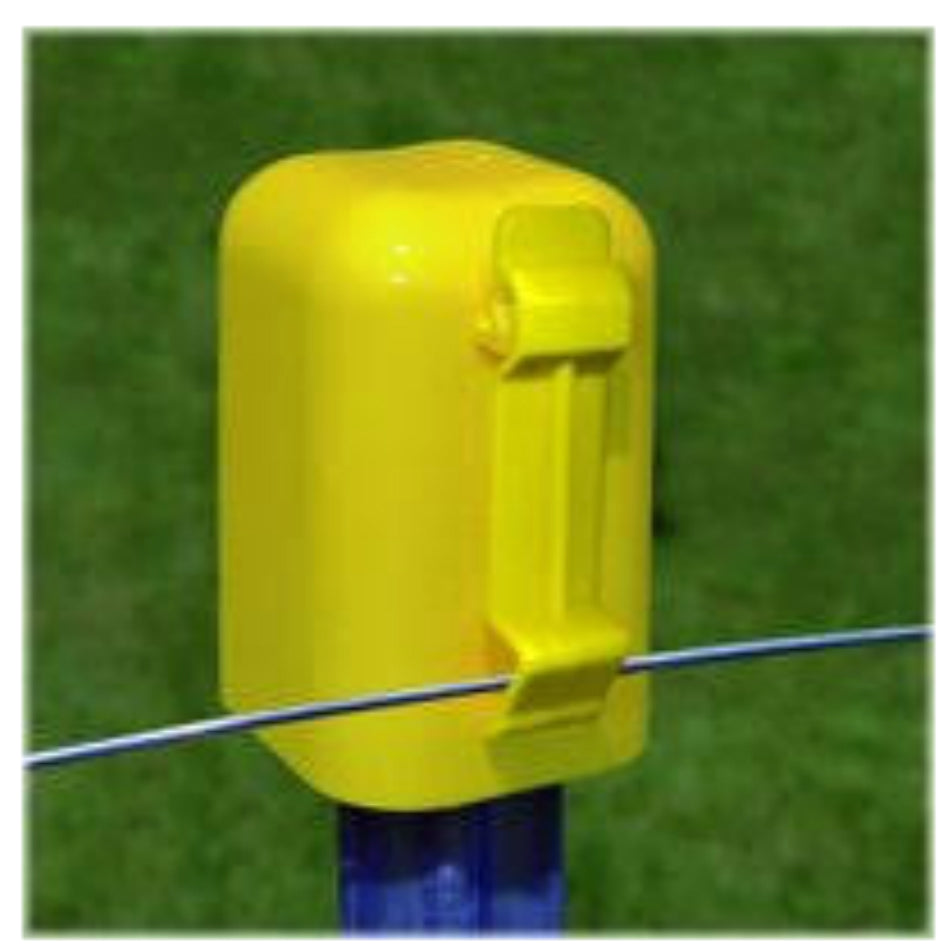 Zareba ITCPY-Z T-Post Safety Cap And Insulator, Yellow