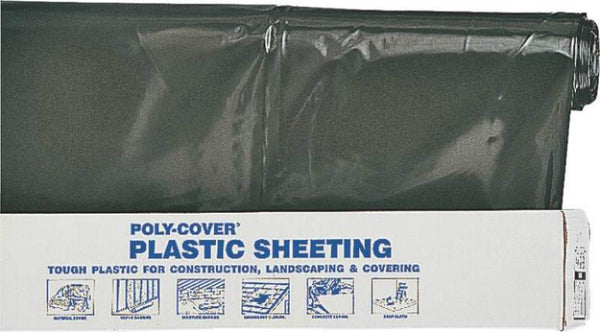 Warp Brothers 4X6-B 4-Mil Polyethylene Sheeting, 6 x 100&#039;, Black