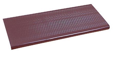 WJ Dennis VST2406 Brown Vinyl Stair Tread, 10-1/2" x 24"
