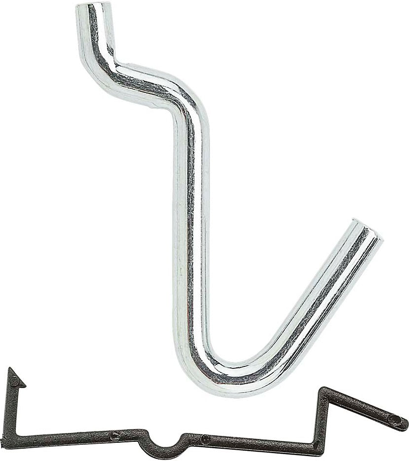 National Hardware N180-022 V2305 Locking Curved Hooks, 1/4", Zinc Plated