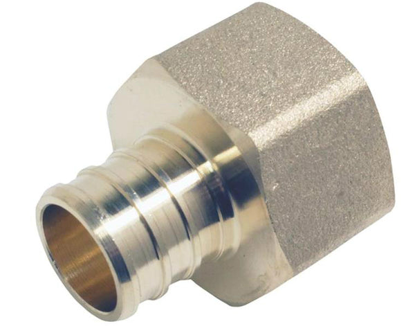 Apollo APXFA3434 PEX Female Adapter, Brass, 3/4" X 3/4"