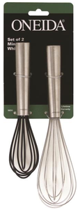 Oneida 54214 Whisk Set Mini 2 Piece, Stainless Steel