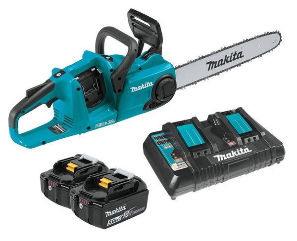 Makita XCU04PT Brushless Cordless Chain Saw Kit, 18 Volts