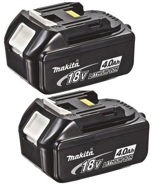 Makita BL1840B-2 18V LXT Lithium-Ion 4.0Ah Battery Twin Pack, Black