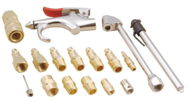 Vulcan CC910 Air Tool Accessory Kit, Brass/Steel