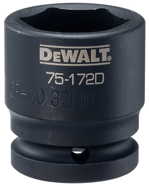 DeWalt DWMT75172OSP Drive Impact Socket, Black Oxide, 32 MM