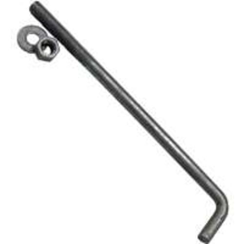 National Nail AG5810 Pre-Formed Anchor Bolts, 5/8" x 10", Steel