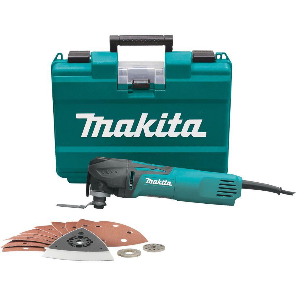 Makita TM3010CX1 Variable Speed Oscillating Multi-Tool Kit, 3 AMP