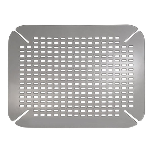 InterDesign 59063 Graphite Contour Sink Saver, 14" x 16"