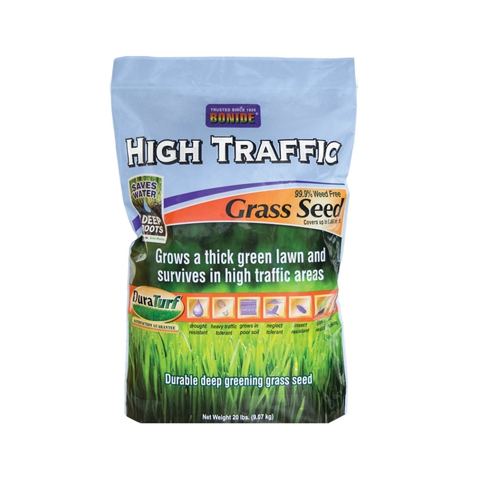 Bonide 60287 High Traffic Grass Seed, 20 Lbs