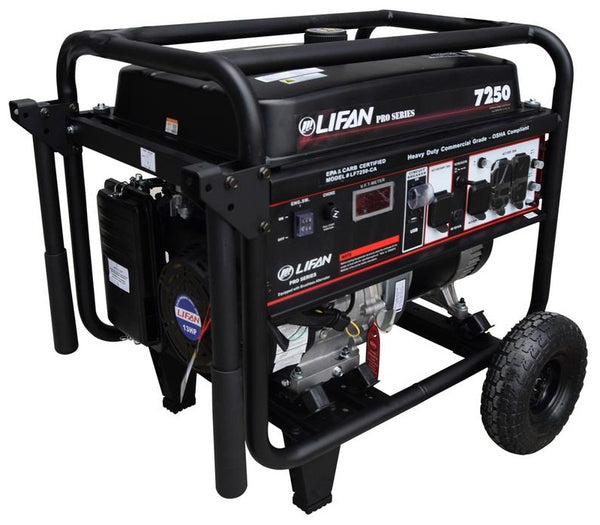 Lifan LF7250 Pro-Series Gasoline Powered Portable Professional Generator