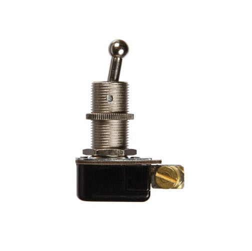 Jandorf 61134 SPST Ball Toggle Switch, 3 Amp, 125 Volt