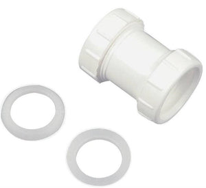 Danco 94036 Slip Joint Coupling, White, 1-1/2"