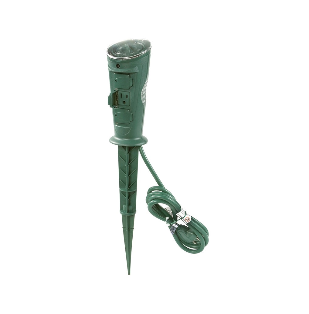AmerTac TM17DOLB Outdoor Daily Mechanical Photocell Stake Timer