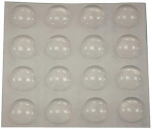Prosource FE-S402-PS Bumper Pads, 3/8", Clear