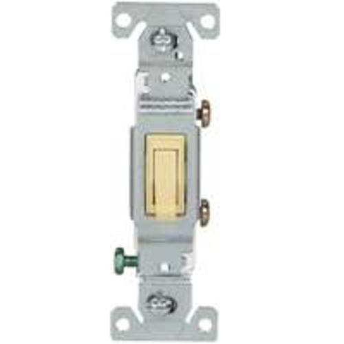 Cooper Wiring C1301-7V Ac Quiet Toggle Switch, 1 Pole, Ivory