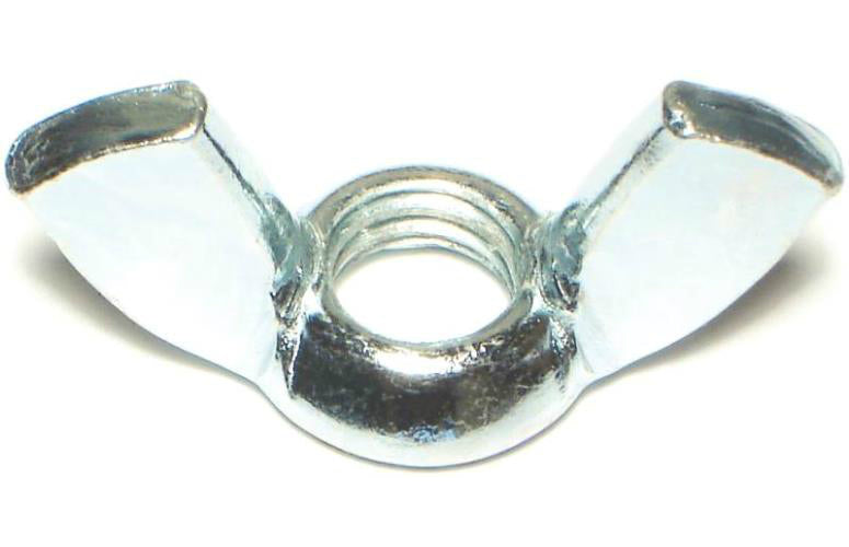 Midwest 03806 Zinc-Plated Wing Nut, 3/8"-16"