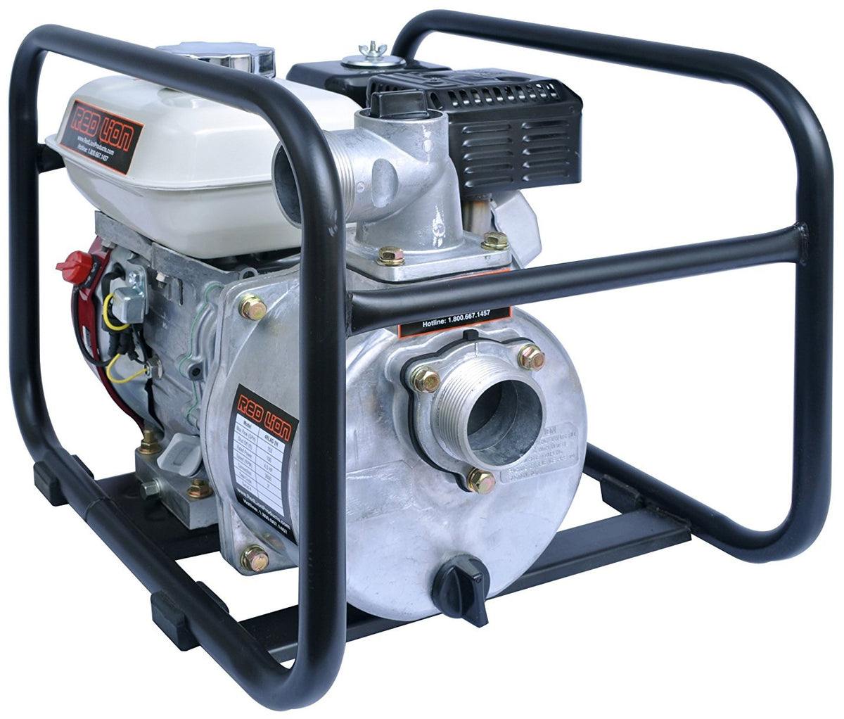Red Lion 617053 Honda Engine Trash Pump, 4Hp