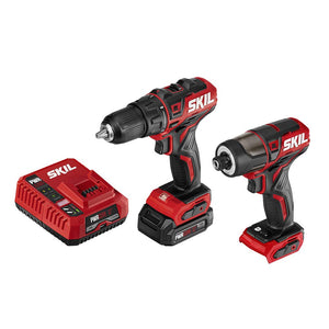 Skil CB742901 Pwrcore 12 Brushless Drill Driver & Impact Driver Kit, 12v