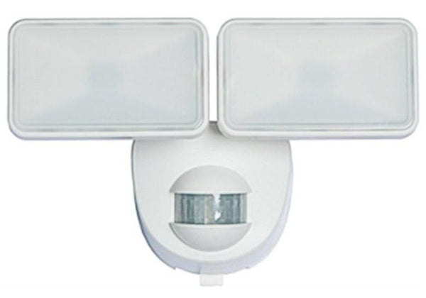 Heathco HZ-7161-WH Battery Powered Security Light, 180 deg Sensing, White