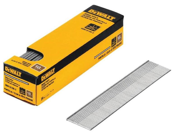 DeWalt DBN18125-2 Stick Brad Nails, 1-1/4" x 18-Gauge