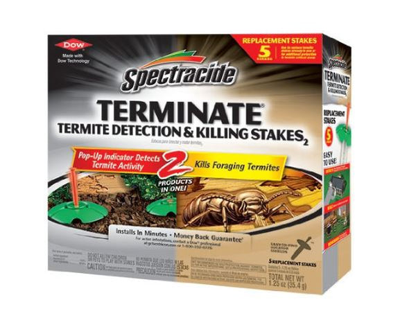 Spectracide HG-96116 Termite Detection & Killing Stakes, 5/Box