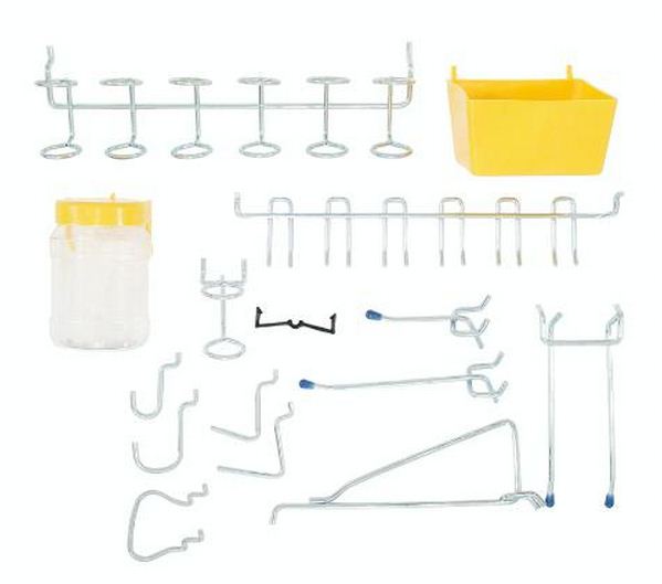 Lehigh 1843B Deluxe Pegboard Kit, 43-Piece