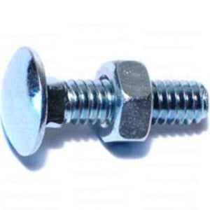 Midwest 24071 Carriage Bolt, 5/16"x1", Zinc