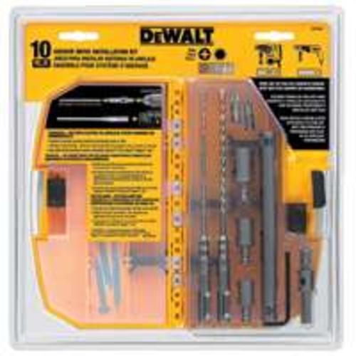 Dewalt DW5366  Anchor Drive Install Kit, 10PC