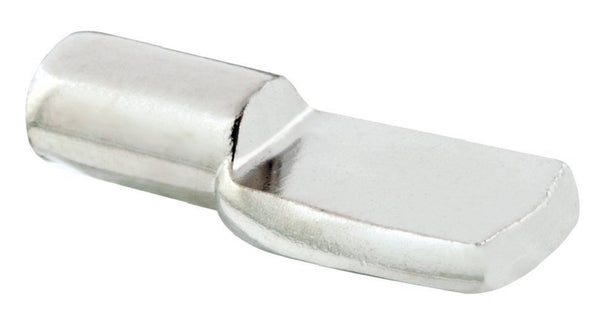 Prime Line U 10166 Heavy Duty Spoon Shelf Support Pegs, Steel, Nickel Plated