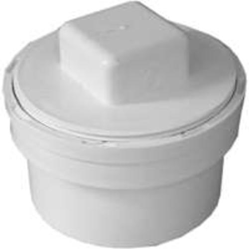 Genova 41640 Pvc Sewer & Drain Fitting Cleanout, 4 Inch