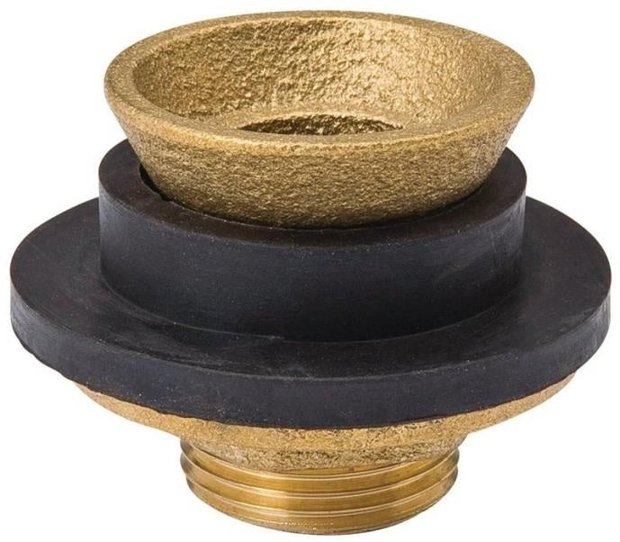 B & K 150-206 Brass Closet Spud, 1-1/2" X 1-1/2"