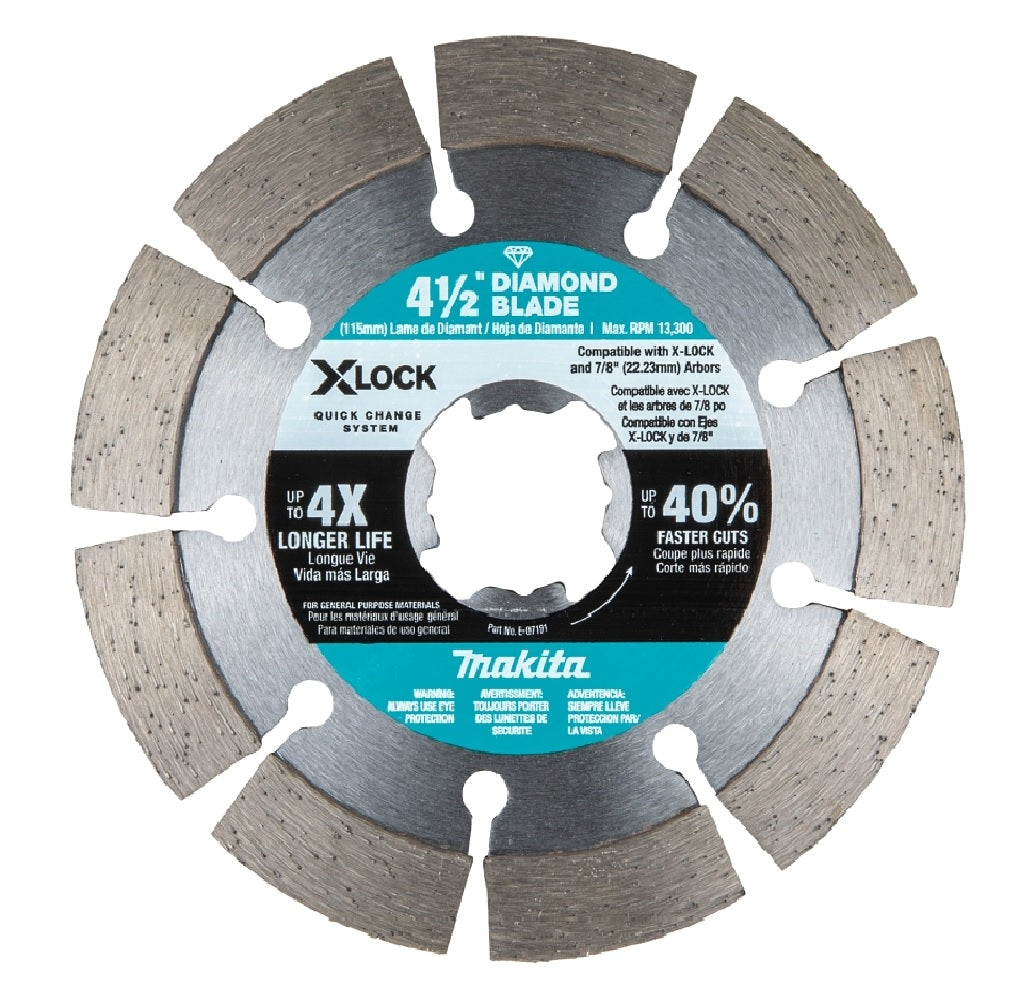 Makita E-07191 X-LOCK Blade, Segmented Rim