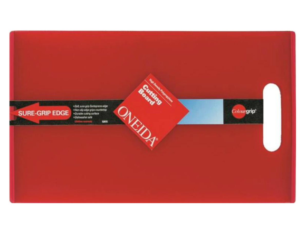 Oneida 52072 Cutting Board, 9-1/2" x 16", Red