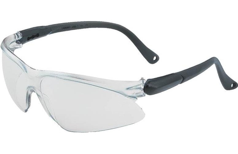 Jackson Safety 3000309 Visio V20 Safety Glass, Black Plastic Frame