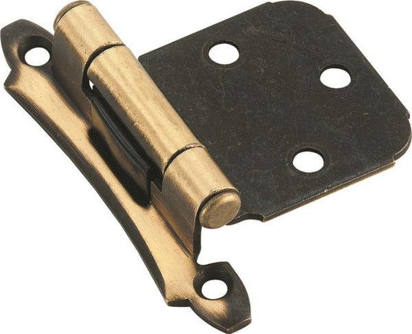Amerock BPR3429AE Self-Closing Imperial Variable Overlay Cabinet Hinge, 2.75" L