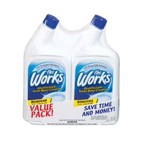 The Works 03302WK Disinfectant Toilet Bowl Cleaner