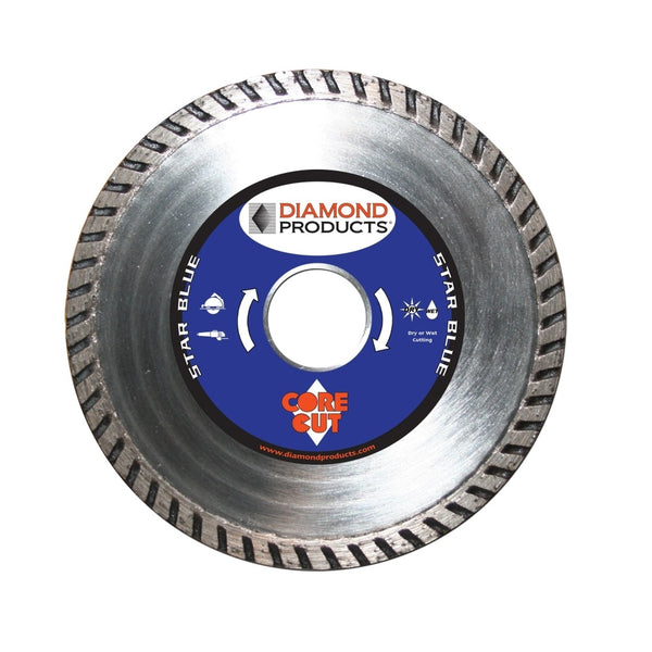 Diamond Products 74959 Star Blue High-Speed Saw Blade, 4" x 7/8"