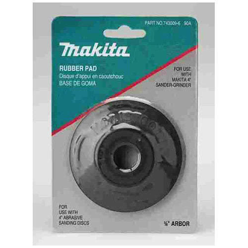 Makita 743009-6 Sanding Disc Pad 4", Rubber