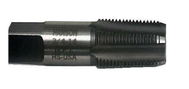 Hanson 1906ZR Taper Pipe Taps, 3/4"-14 NPT