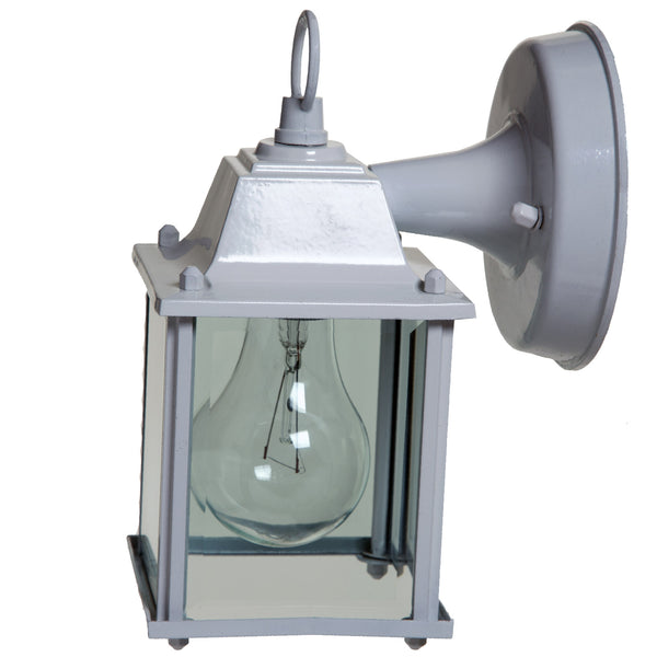 Boston Harbor AL1037-43L Single Light Porch Wall Lantern, White