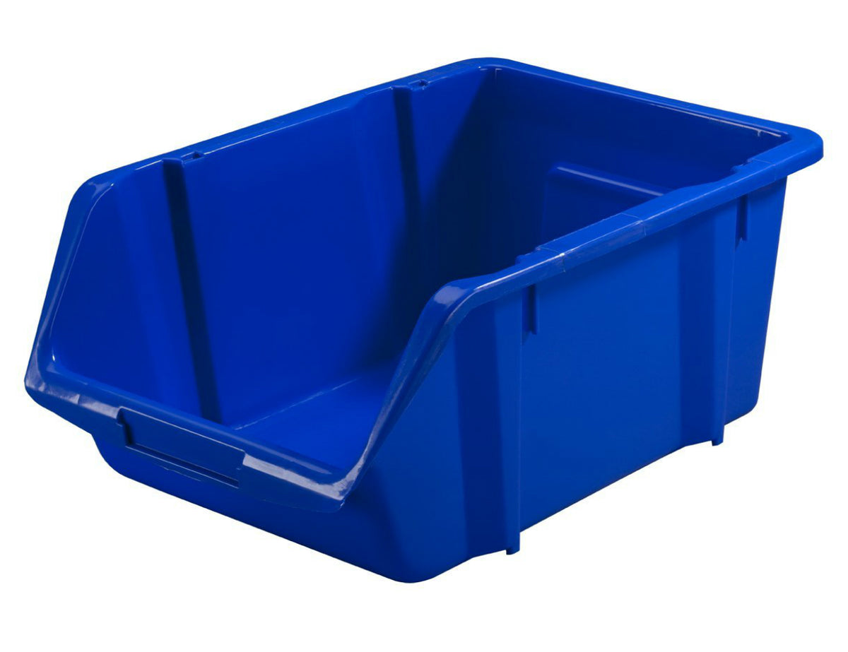 Stack-On BIN-1514 Large Parts Storage Organizer Bin, Blue