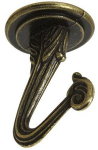 Stanley Hardware 274-811 Swag Hooks, Antique Brass