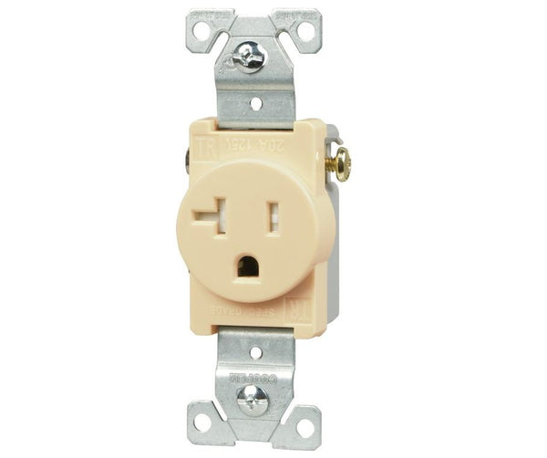 Cooper Wiring TR1877V-BXSP Tr 20A Comm Single Receptacle