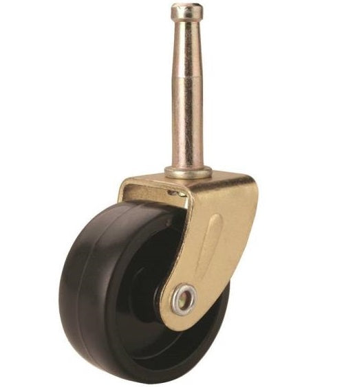 Prosource JC-B14-PS Swivel Casters, 1-5/8", Bright Brass, 4/Pack