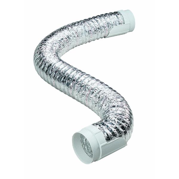 Dundas Jafine TD48D2DZW Dryer To Duct Connector Kit, 4" x 8&#039;