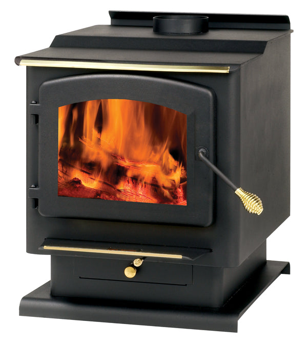 Summers Heat 50SNC30 Free Standing Wood Burning Stove, 2,200 Sq. Ft